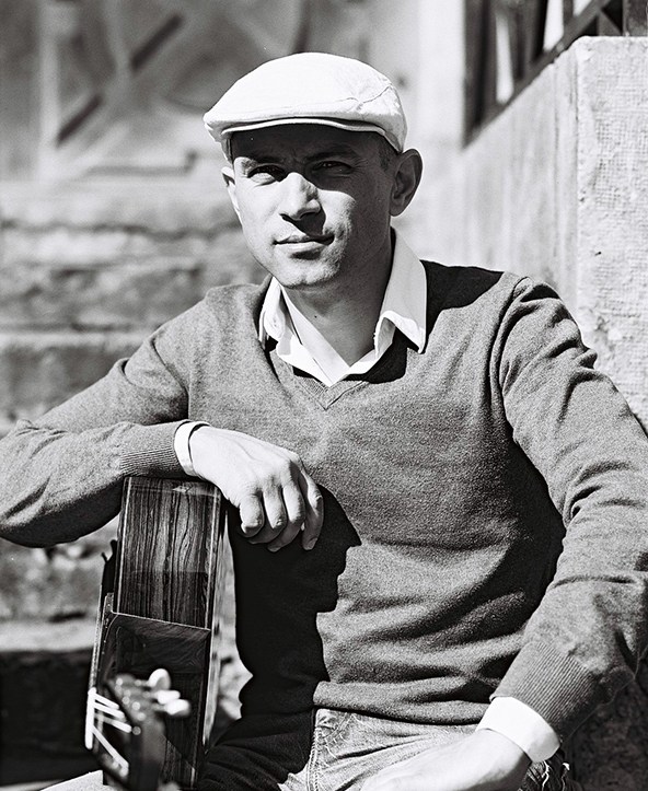 Portrait de Didier, guitariste du groupe Swing Traffic